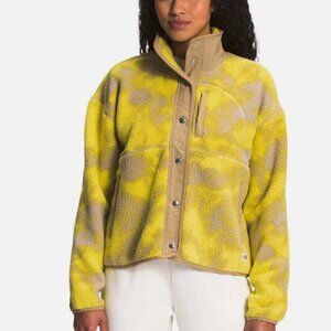 The North Face Cragmont Fleece Snap Jacket XL | New With Tags | Yellow Sherpa